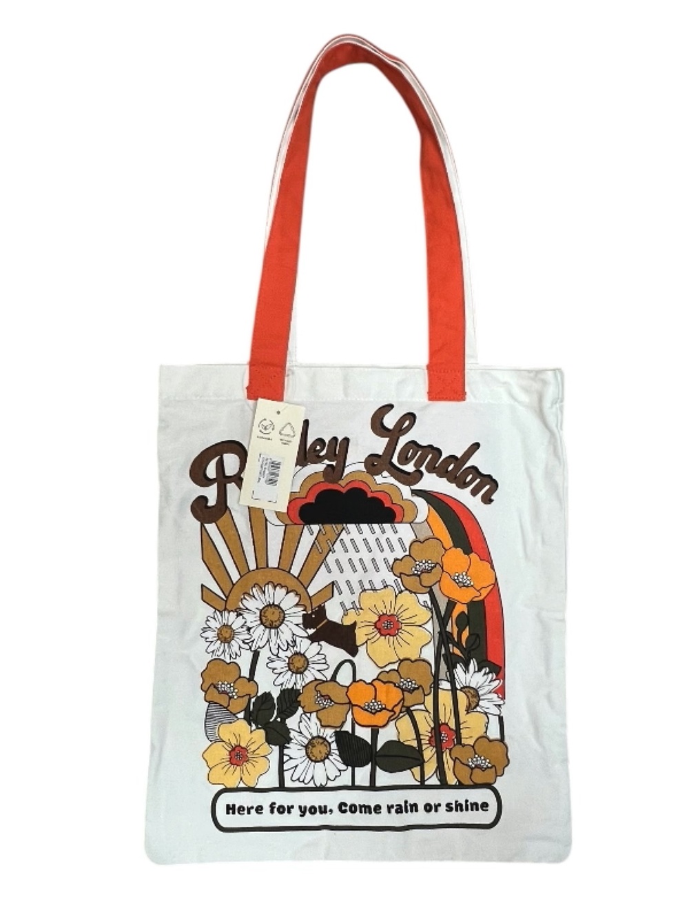 NWT Radley London Retro Style Canvas Shoulder Bag - Picture 2 of 6